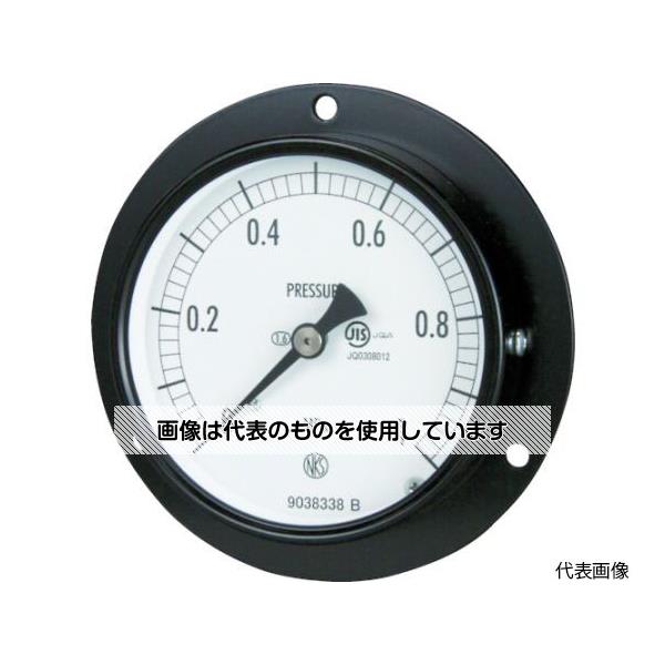 長野計器 普通形圧力計 D枠埋込型 Φ75 最小目盛0.100 AC15-231-6.0MP 入数：1個
