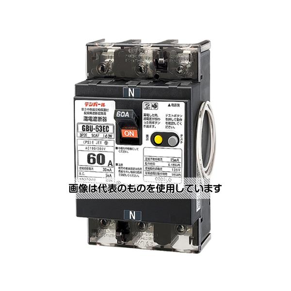 テンパール工業 太陽光発電システム漏電遮断器 60A 30MA U63EC6030V 入数:1個|セミプロDIY店ファースト