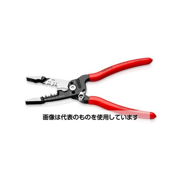 アズワン(AS ONE) 200mm 電工多機能ペンチ(AWG仕様/バネ付) EA537PE-26 入数：1丁
