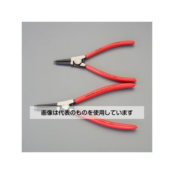 アズワン(asone) 2本組 スナップリングプライヤー(軸用/ツールロール付) EA590-37 1セット｜セミプロＤＩＹ店ファースト