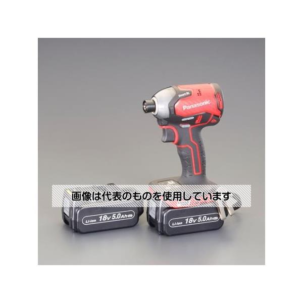 アズワン(AS ONE) DC18.0V/5.0Ah インパクトドライバー(赤/充電式) EA813PA-17 入数：1台