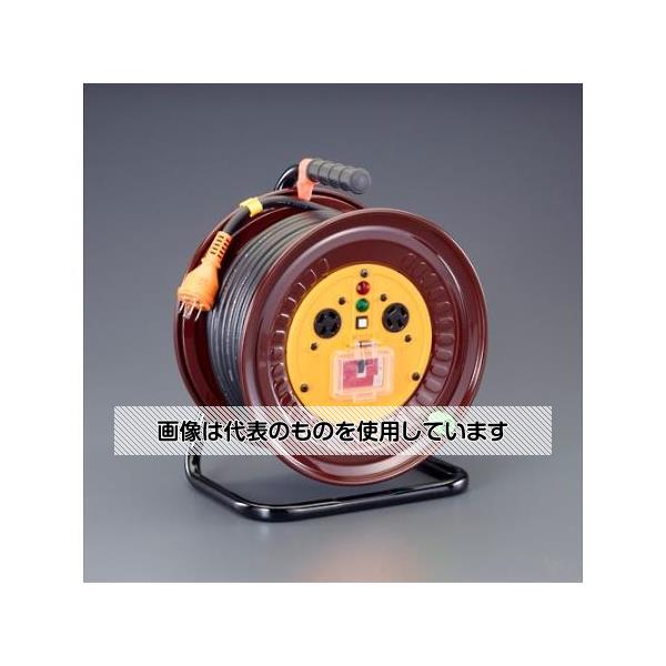 アズワン(AS ONE) AC200Vx30m コードリール(三相･過負荷漏電遮断) EA815DY-3A 入数：1個