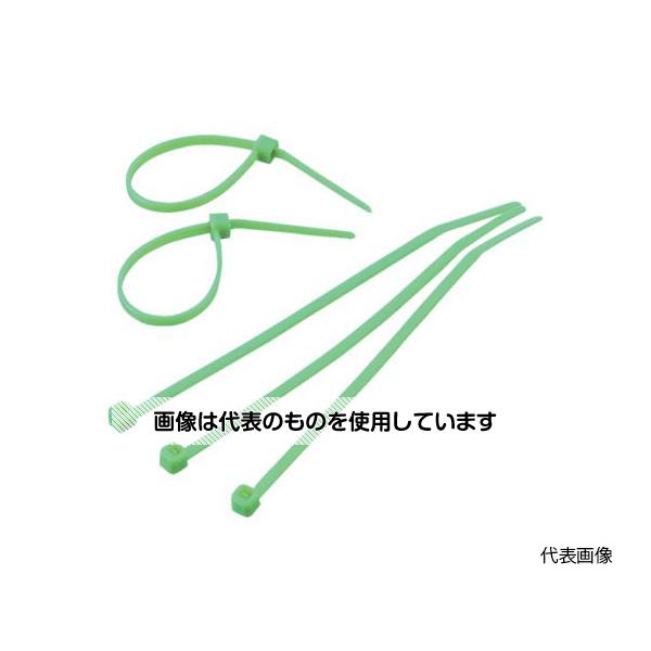 トラスコ中山 ケーブルタイ 幅8.0mmX長さ450mm最大結束φ128 緑 1袋(100本入) TRCVR-450GN 入数：1袋(100本入)