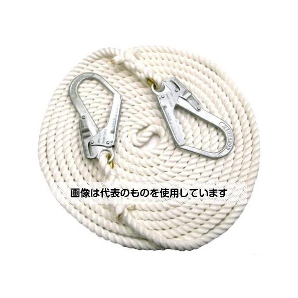 アズワン(AS ONE) 16mmx10m 荷揚げ用ロープ(クレモナ･フック付) EA981MA-10 入数：1本