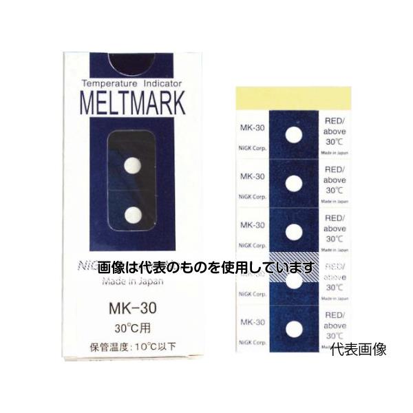 日油技研工業 メルトマーク屋外対応型 不可逆性 30度 1ケース(50枚入) MK-30 入数：1ケース(50枚入)