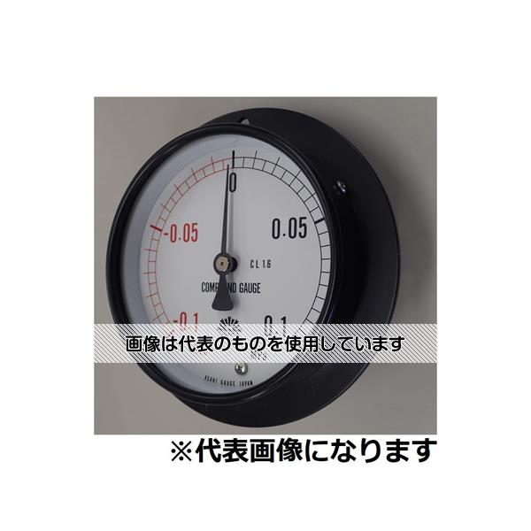 旭計器 ブルドン管連成計 D形 圧力範囲(MPA)：-0.1～0.35 101-D240X0.35/-0.1MPA 入数：1個