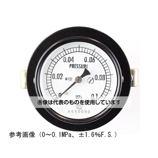 長野計器 普通形圧力計(Φ60) 埋込形D枠(取付金具)蒸気用 0.3MPa AA15-121 入数：1個