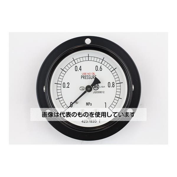 長野計器 普通形圧力計(Φ60) 禁油 埋込形D枠(取付穴) 1MPa AA15-271 入数：1個