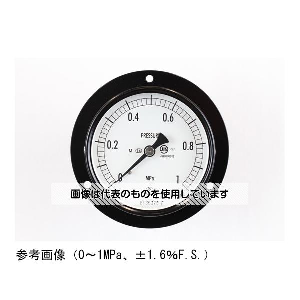 長野計器 普通形圧力計(Φ75) 埋込形D枠(取付穴)蒸気用 2.5MPa AC15-231 入数：1個