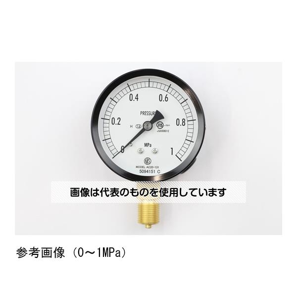 アズワン(AS ONE) 普通形圧力計(Φ75) 立形A枠 耐熱用 2.5MPa AC20-131 入数：1個