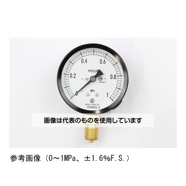 長野計器 普通形圧力計(Φ75) 立形A枠 耐振用 0.3MPa AC20-131 入数：1個