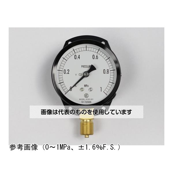 長野計器 普通形圧力計(Φ75) 立形C枠 耐振用 10MPa AC20-831 入数：1個