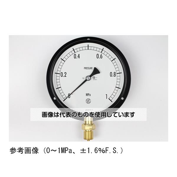 長野計器 普通形圧力計(Φ150) 立形B枠 0.2MPa AG10-241 入数：1個