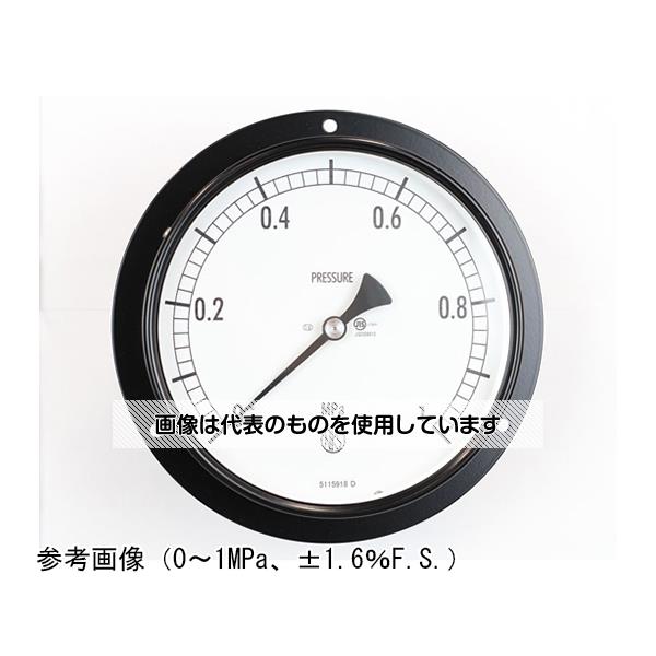 長野計器 普通形圧力計(Φ150) 埋込形D枠(取付穴) -0.1～0.4MPa AG15-233 入数：1個
