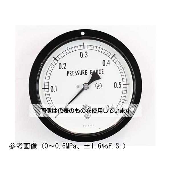 長野計器 普通形圧力計(Φ150) 埋込形D枠(取付穴) -0.1～0.6MPa AG15-243 入数：1個