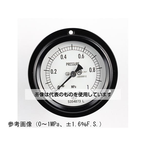 長野計器 密閉型圧力計(60Φ) 埋込形D枠(取付穴) 5MPa BA15-221 入数：1個
