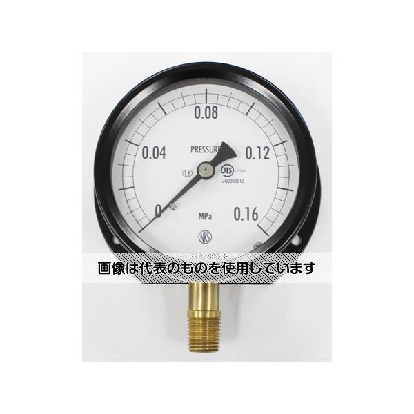 長野計器 密閉型圧力計(75Φ) 立形A枠 0.16MPa BC10-271 入数：1個