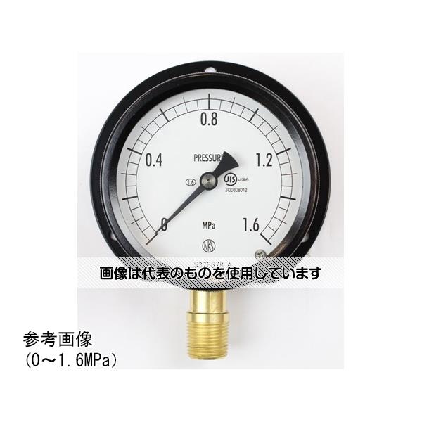 長野計器 密閉型圧力計(75Φ) 立形B枠 1.6MPa BC10-281 入数:1個