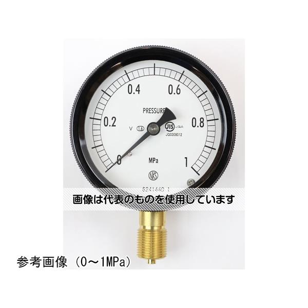 長野計器 密閉型圧力計(75Φ) 立形A枠 耐振用 1MPa BC12-131 入数：1個