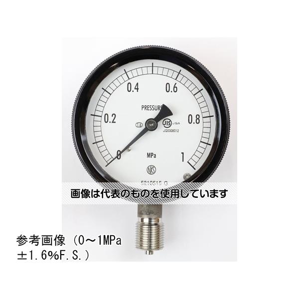 長野計器 密閉型圧力計(75Φ) 立形A枠 25MPa BC12-133 入数：1個