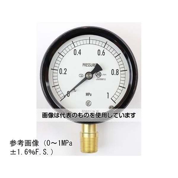 アズワン(AS ONE) 密閉型圧力計(75Φ) 立形A枠 1.6MPa BC12-181 入数：1個