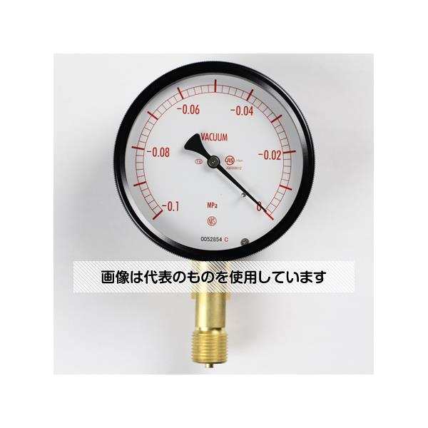 長野計器 密閉型圧力計(100Φ) 真空計(負圧計) 立形A枠 -0.1～0MPa BE10-141 入数：1個