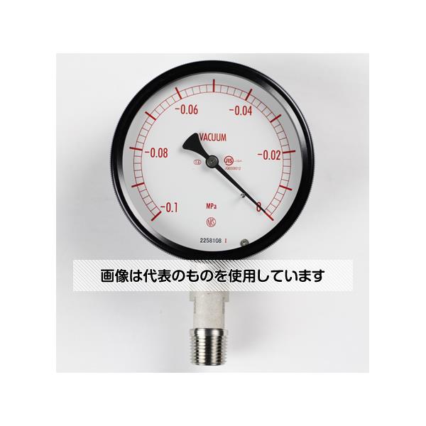 長野計器 密閉型圧力計(100Φ) 真空計(負圧計) 立形A枠 -0.1～0MPa BE10-193 入数：1個