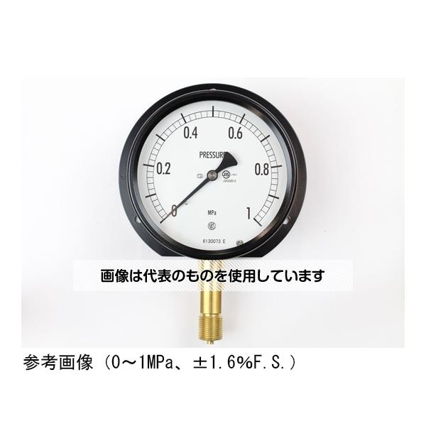 長野計器 密閉型圧力計(100Φ) 立形B枠 2.5MPa BE10-231 入数：1個