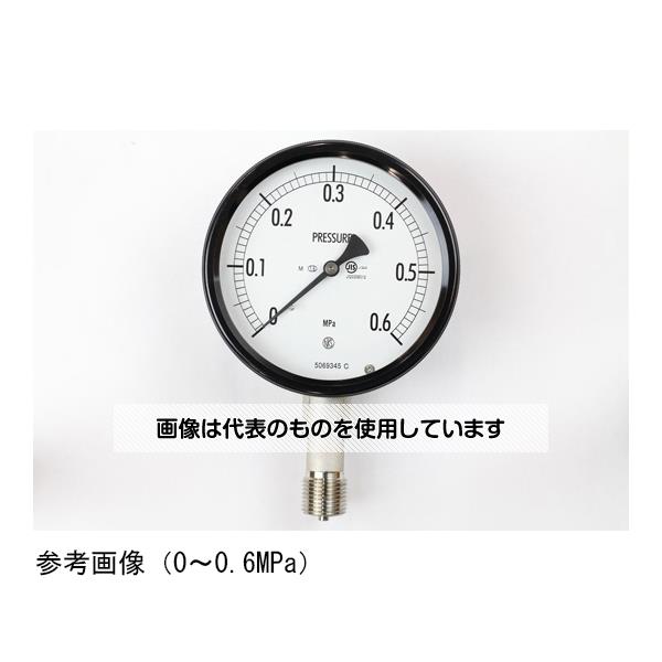 長野計器 密閉型圧力計(100Φ) 立形A枠 蒸気用 10MPa BE12-143 入数：1個