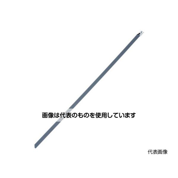 パンドウイットコーポレーション MLTタイプ フルコーティングステンレススチールバンド SUS316 黒 幅4.6mm 長さ681mm 100本入り MLTFC8S-CP316 入数：1袋(100本入)