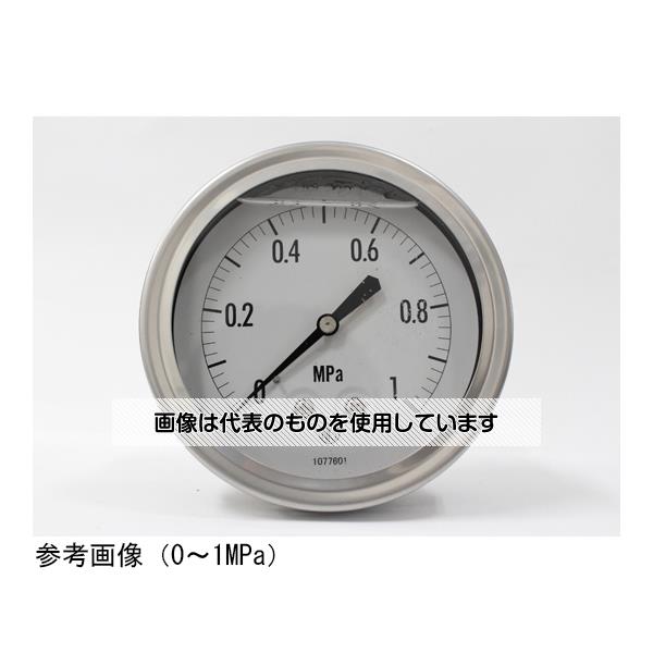 長野計器 グリセリン入圧力計(100Φ) 25MPa GV47-193 入数：1個