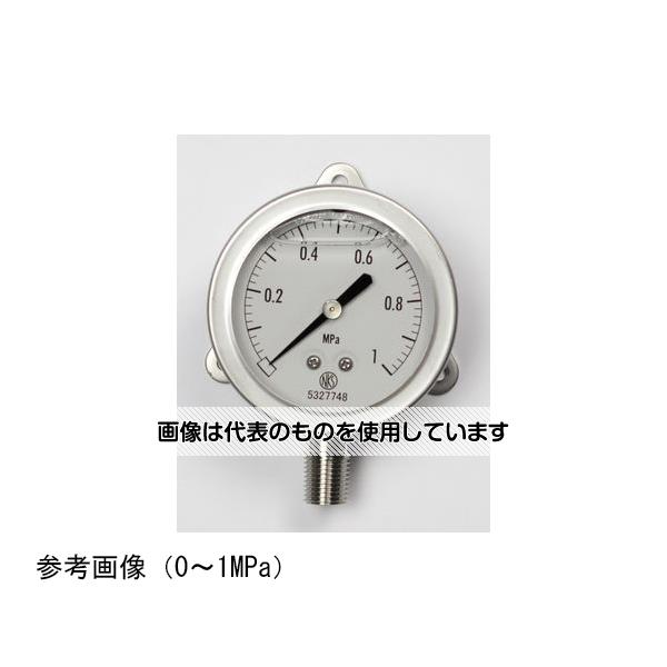 長野計器 グリセリン入圧力計(60Φ) 10MPa GV50-273 入数：1個