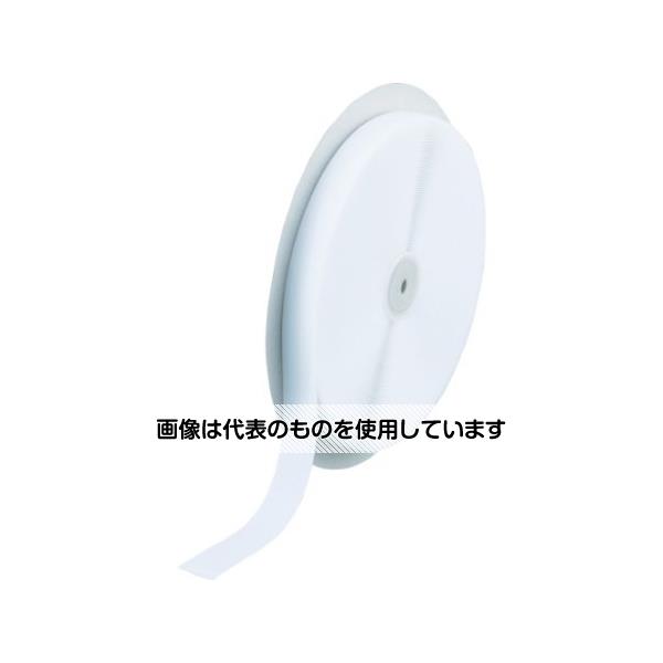 トラスコ中山 マジックテープ 縫製用A側 幅25mmX長さ25m 白 TMAH-2525-W 入数：1巻