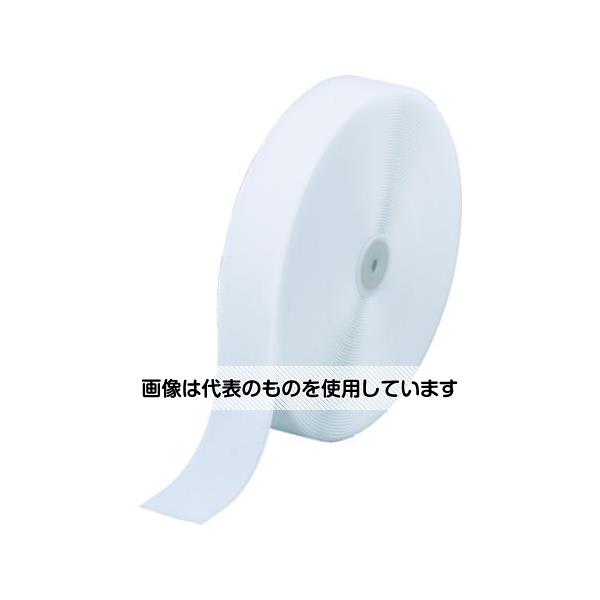 トラスコ中山 マジックテープ 縫製用B側 幅50mmX長さ25m 白 TMBH-5025-W 入数：1巻