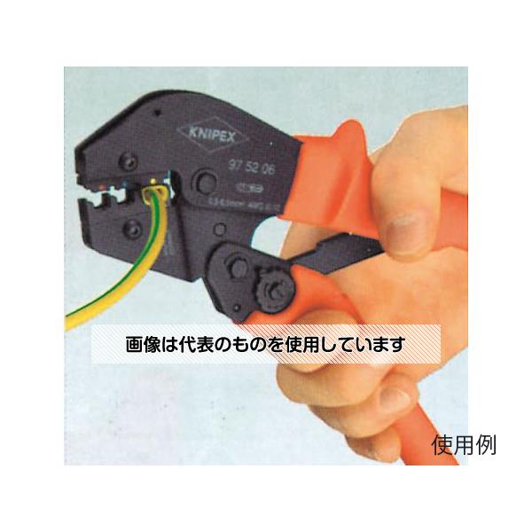 KNIPEX 0.1 - 2.5mm2 圧着ペンチ(差込端子用) EA538KG-4 入数：1個 27,599円
