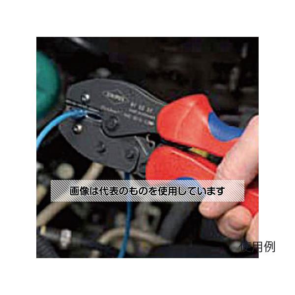 アズワン(AS ONE) 1.5 -10mm2 圧着ペンチ(裸圧着スリーブ・スプライス用 EA538KH-11 入数：1個