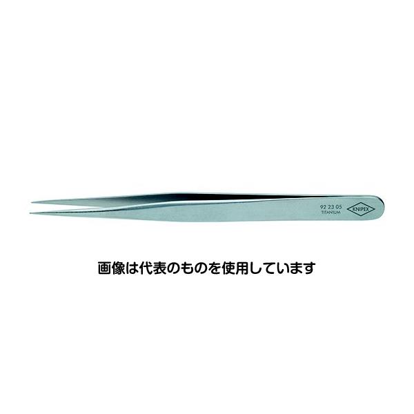 KNIPEX 0.3x120mm 精密用ピンセット(チタン合金製) EA595E-4 入数：1本