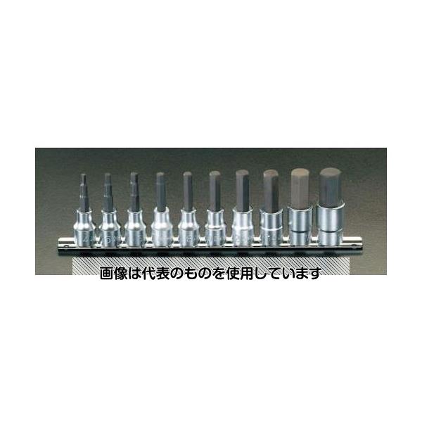 エスコ 1/2"DR/4-19mm [INHEX]ビットソケット EA618CT 入数：1組｜セミプロＤＩＹ店ファースト