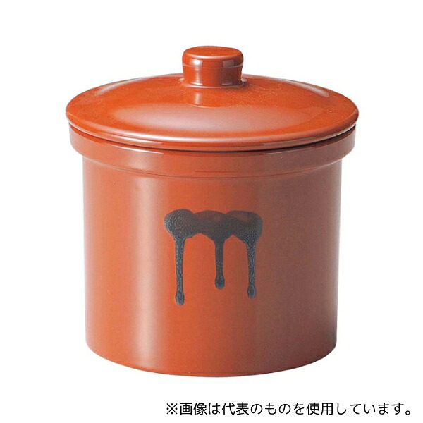 アズワン 3069710 蓋付切立瓶 5号 9.0L 紅星窯