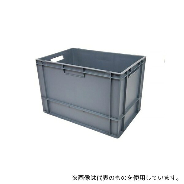 RS Pro 163-1907 ユーロコンテナ 76L 400mm x 400mm x 550mm PP グレー｜セミプロＤＩＹ店ファースト
