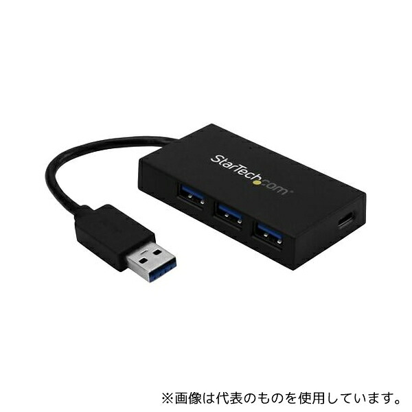 StarTech.com HB30A3A1CSFS 4ポートUSB 3.0ハブ/USB-A - 1x USB-C&3x USB-A/SuperSpeed 5Gbps/USBバスパワー&セルフパワー(ACアダプタ付属) 対応/ポータブル/USB 3.1/3.2 Gen 1/USB BC Rev. 1.2準拠
