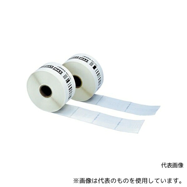マックス(安全・保護) LP-S4046 感熱ラベルプリンタ LP-55用 上質感熱紙ラベル 40X46mm 1箱(6巻入)