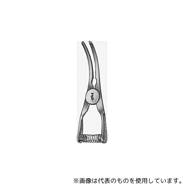 ビー・ブラウンエースクラップ FB329R ミニブルドッグ鉗子 曲 歯長14mm 全長35mm