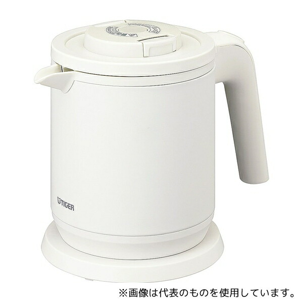 タイガー魔法瓶 EKT7102 蒸気レス電気ケトル わく子 マットホワイト 11,644円