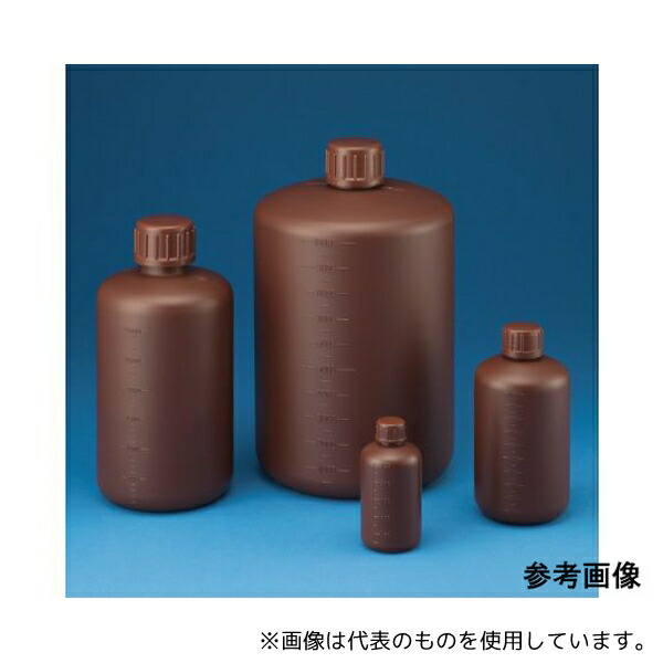 ニッコー・ハンセン 1131-04 標準規格瓶 丸型細口(遮光) 1L 滅菌済 40本入