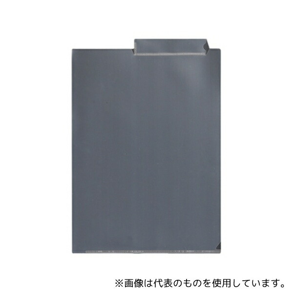 クラウン CR-YG63-C カルテホルダー 見出し紙付き クリア 1パック(50枚入)