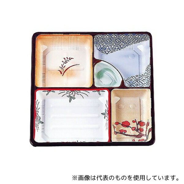 TKG 夢彩ごぜん(50枚入)TSR-BOX 80-80 中仕切I 柄付