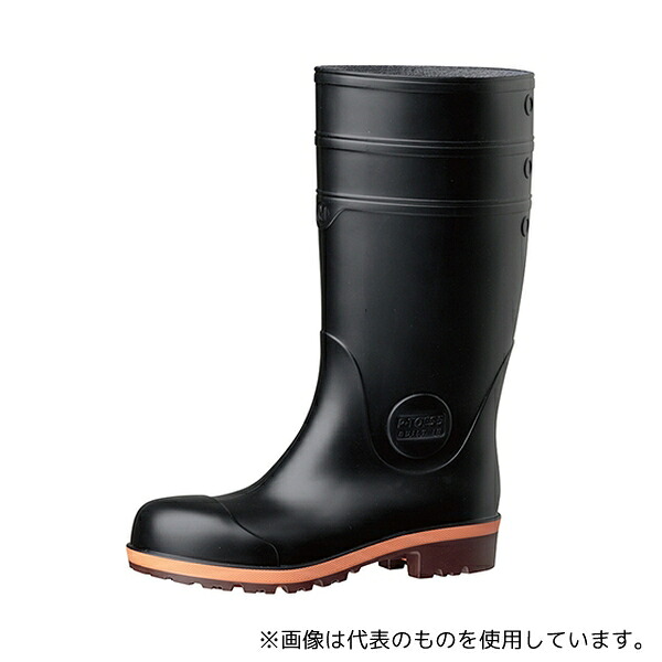 ミドリ安全 PW1000-BK-29.0 JIS規格認定 安全長靴 プロテクトウズ5 PW1000スーパー ブラック 大 29.0cm｜セミプロＤＩＹ店ファースト