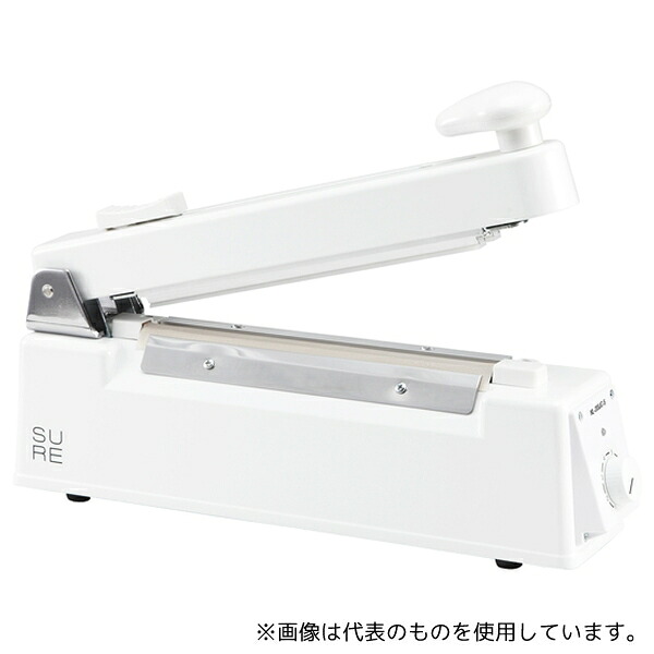 石崎電機製作所・SURE NL-203JC-5 ワンランク上のシーラー 卓上タイプ(カッター付) W92×D380×H265mm