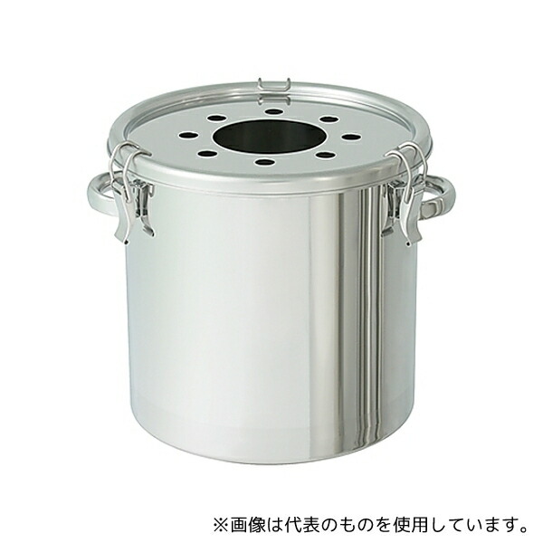 MONOVATE(旧:日東金属工業) FK-CTH-39-5KHL-150A 粉体回収ステンレス容器 (フランジ取付穴付) 45L